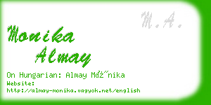 monika almay business card